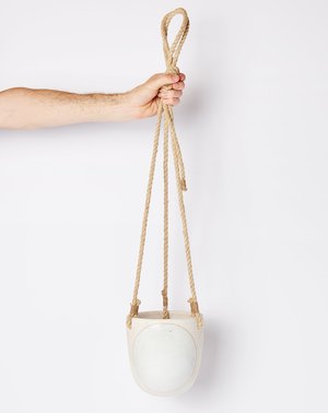 MQuan Hanging Planter - Full Moon White MQuan Hanging Planter - Full Moon White