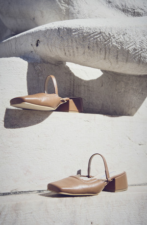 About Arianne Estela Cuero Slingback Sandal - brown About Arianne Estela Cuero Slingback Sandal - brown
