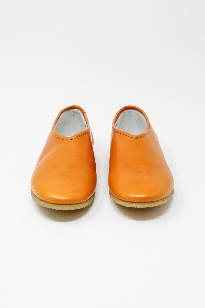 Cosmic Wonder Naturally Tanned Leather Folk Shoes - Brown
