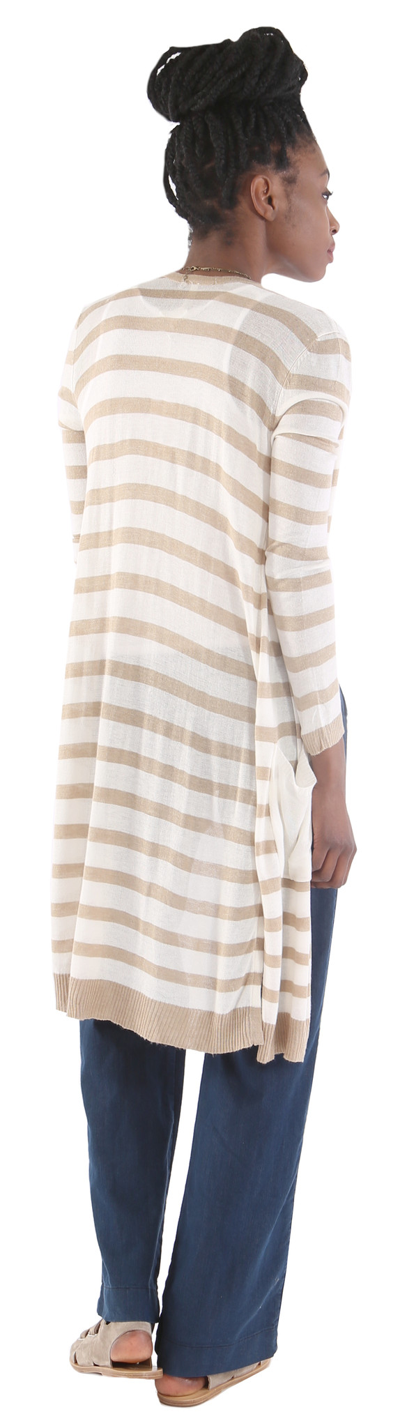 Michael Farrell Stripe Cardigan Michael Farrell Stripe Cardigan