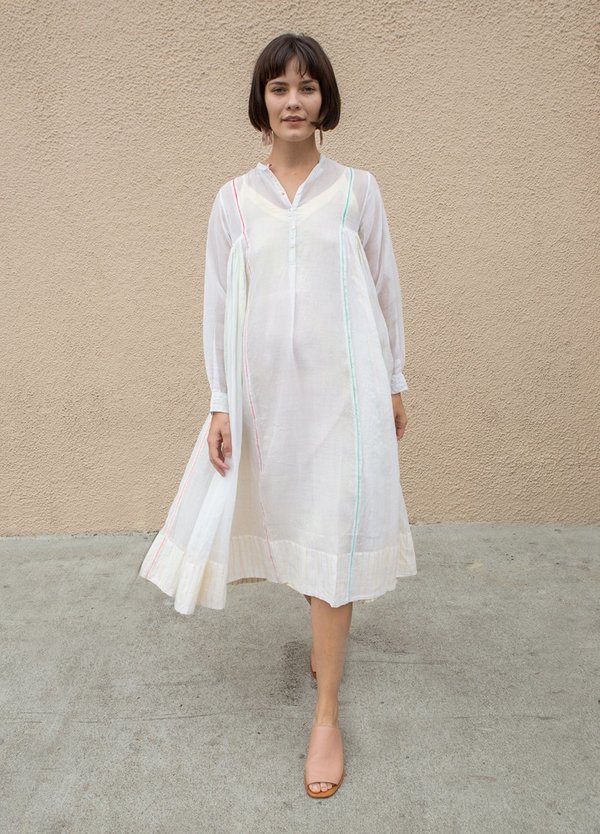 Injiri Muslin Dress - White | Garmentory