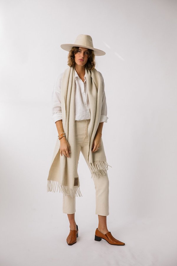 Pampa Puna Scarf - Natural Pampa Puna Scarf - Natural