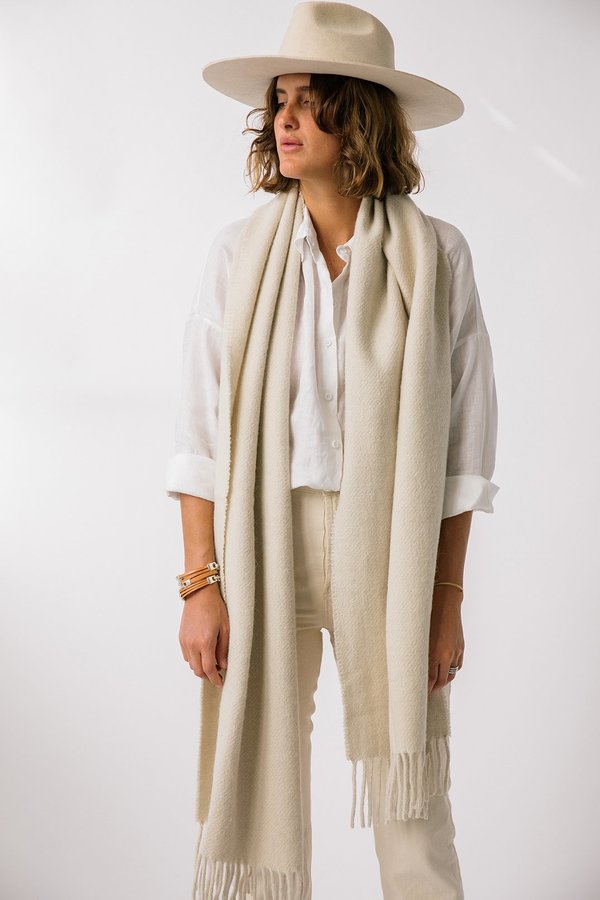 Pampa Puna Scarf - Natural Pampa Puna Scarf - Natural