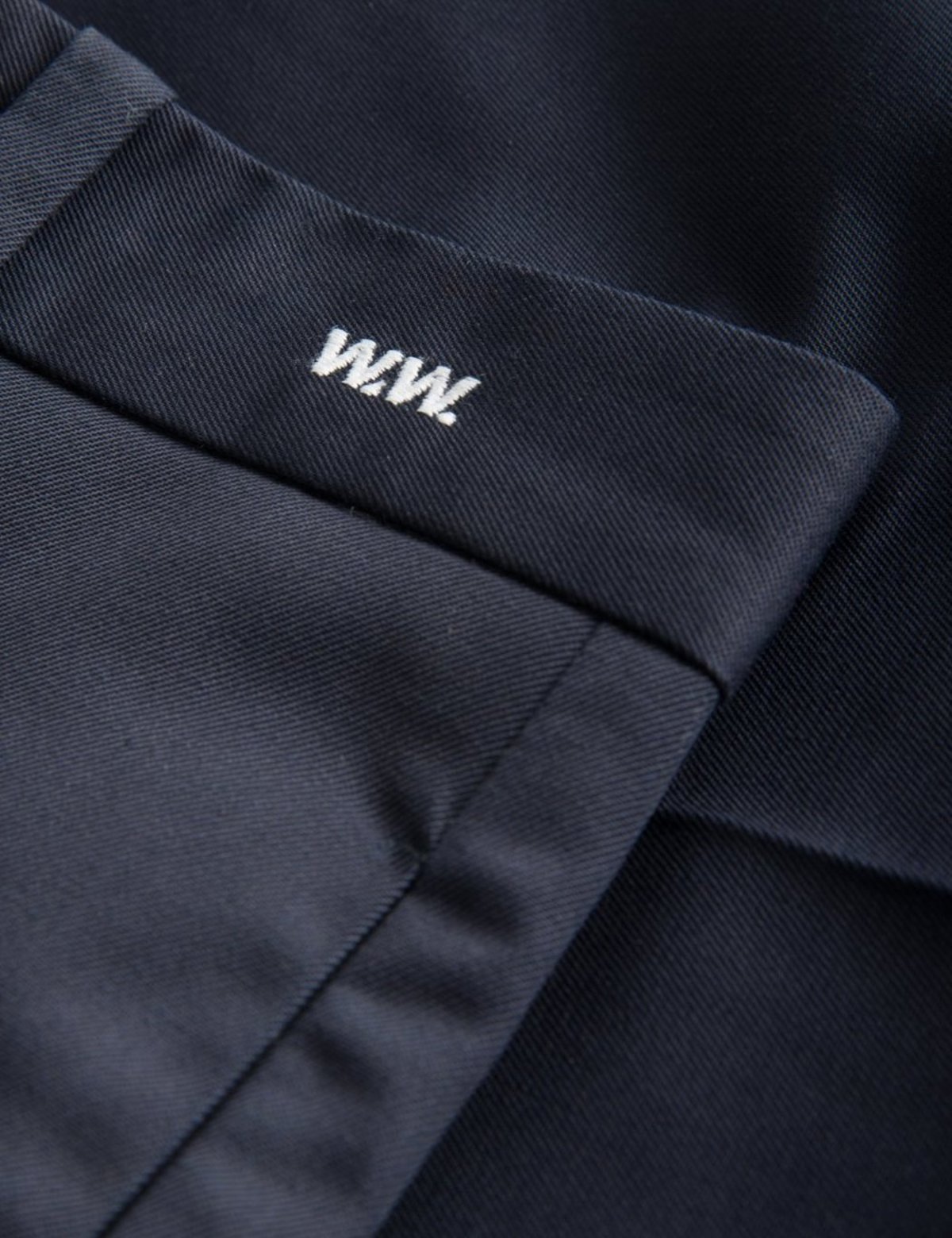 Wood Wood Tristan Trousers - Dark Navy Blue - Image 7 of 7