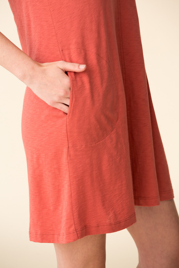 ATM Slub Jersey Tank Dress - Cedar | Garmentory