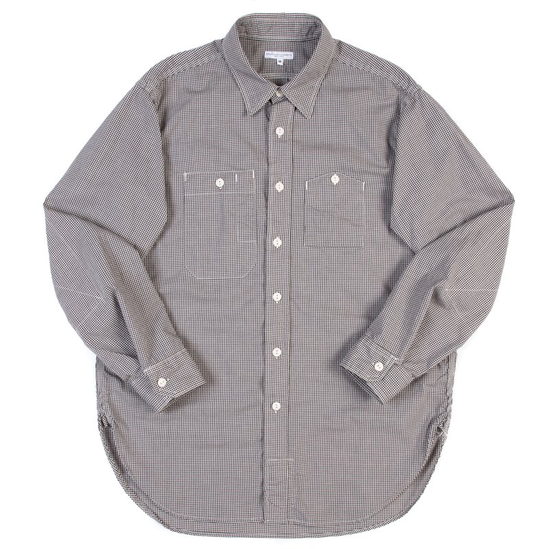 トップス engineered garments SHIRT Engineered Garments Work Shirt, Grey – Glasswing