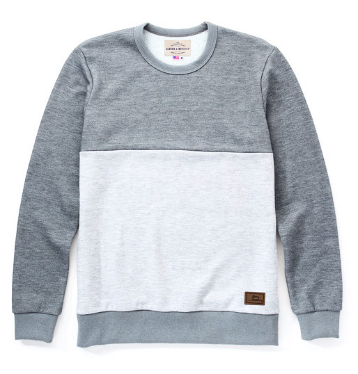 Men's Almond x Woolrich Davis Crew Neck Men's Almond x Woolrich Davis Crew Neck