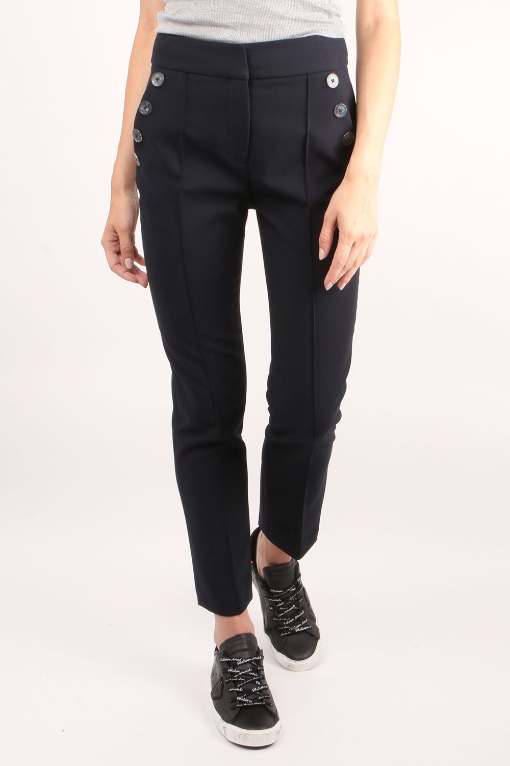 Veronica Beard Friedman Pant - Navy | Garmentory