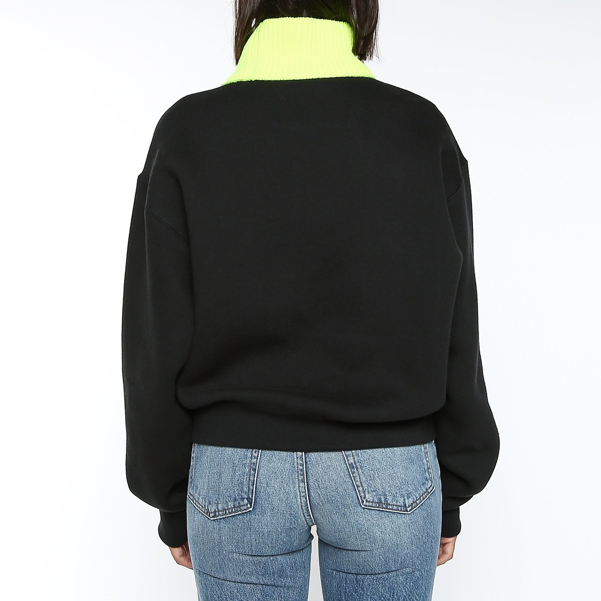 その他 Alexander Wang GRAPHIC CREW NECK FLEECE (4CC2251539 132) White logo-detail sweatshirt Alexander wang - women
