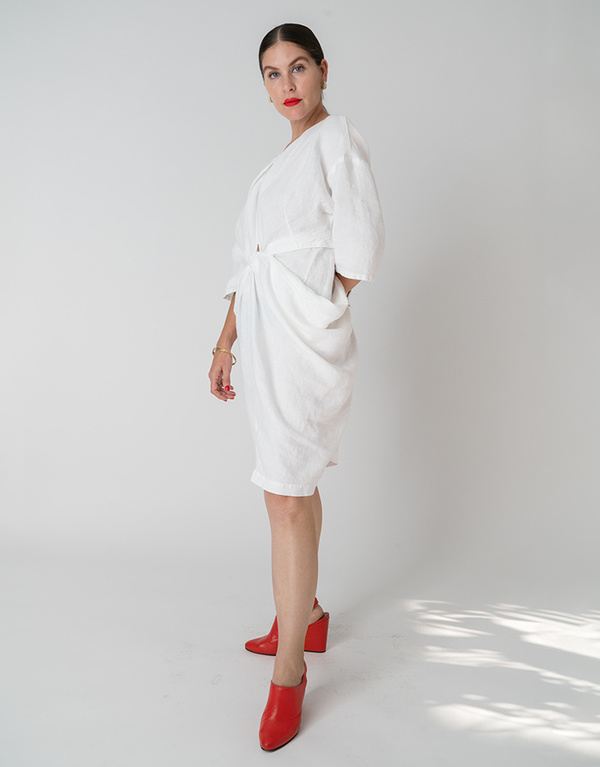 Rachel Comey Scope Dress - White Linen Rachel Comey Scope Dress - White Linen