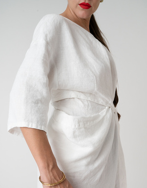 Rachel Comey Scope Dress - White Linen Rachel Comey Scope Dress - White Linen