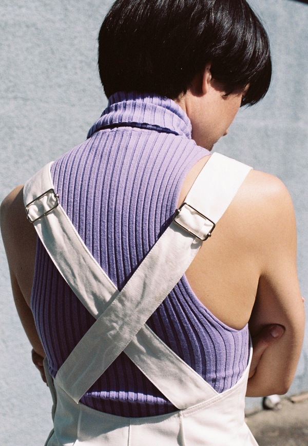 Horses Atelier HighWaisted Overalls white Garmentory