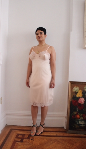 Vintage Cameo Lace Slip - Pink | Garmentory