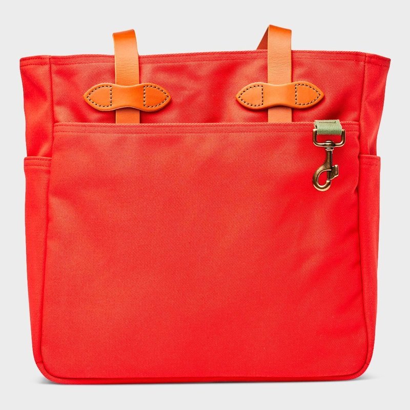 Filson Tote Bag without Zipper Mack Red Garmentory