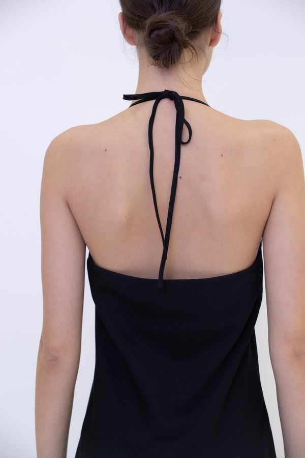 halter dress low cut Dropwaist Halter Mini Dress – Cotton Candy LA main image 0