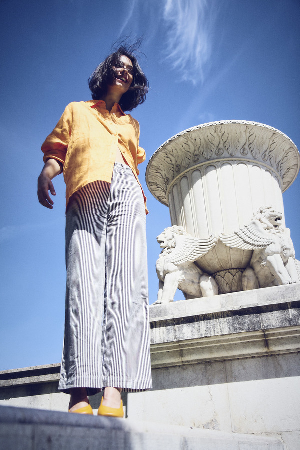 Vintage Linen Shirt - Apricot Vintage Linen Shirt - Apricot