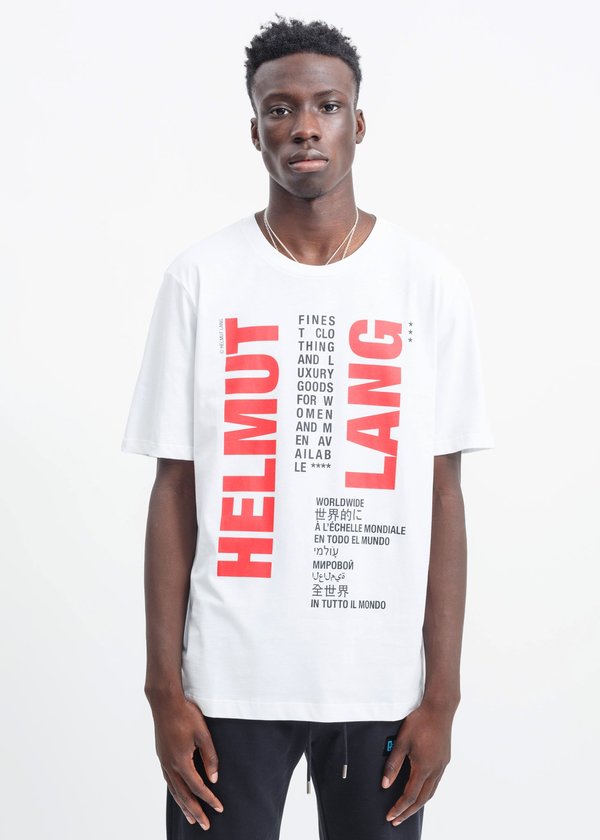 Helmut Lang Worldwide T-Shirt - White | Garmentory