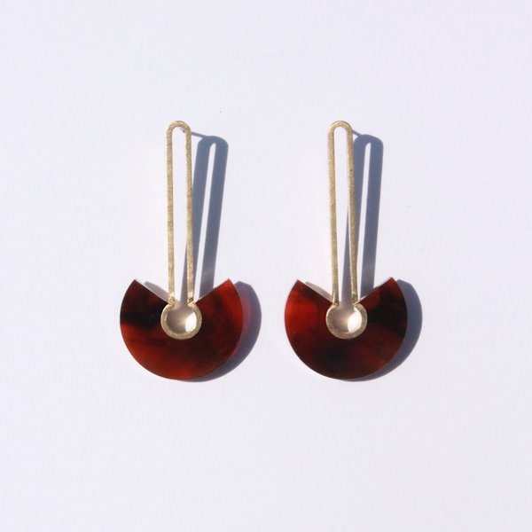 Metalepsis Projects Broken Circle Earrings Metalepsis Projects Broken Circle Earrings