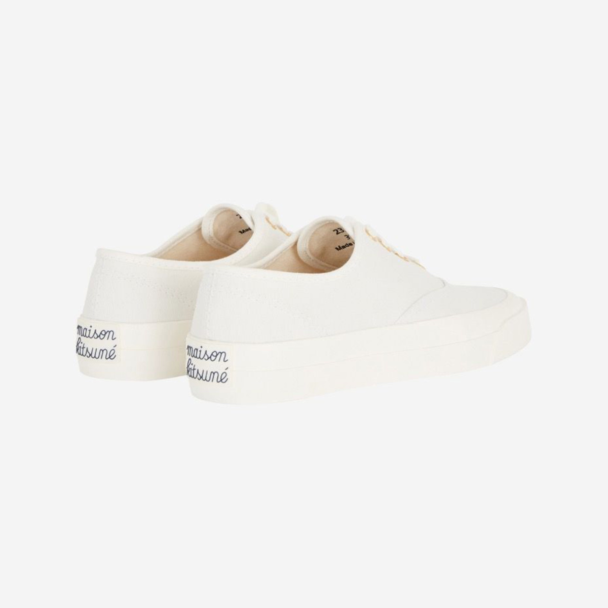 Maison Kitsune Canvas Sneaker - White - Image 1 of 4