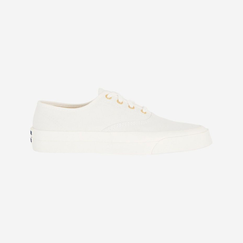 Maison Kitsune Canvas Sneaker - White