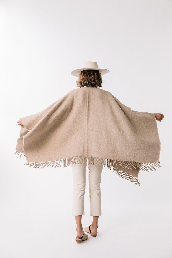Pampashop Pampa poncho - Sand Pampashop Pampa poncho - Sand