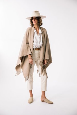 Pampashop Pampa poncho - Sand Pampashop Pampa poncho - Sand