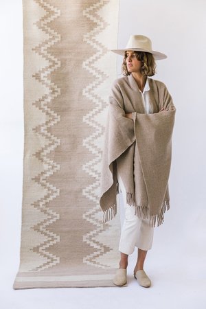 Pampashop Pampa poncho - Sand Pampashop Pampa poncho - Sand