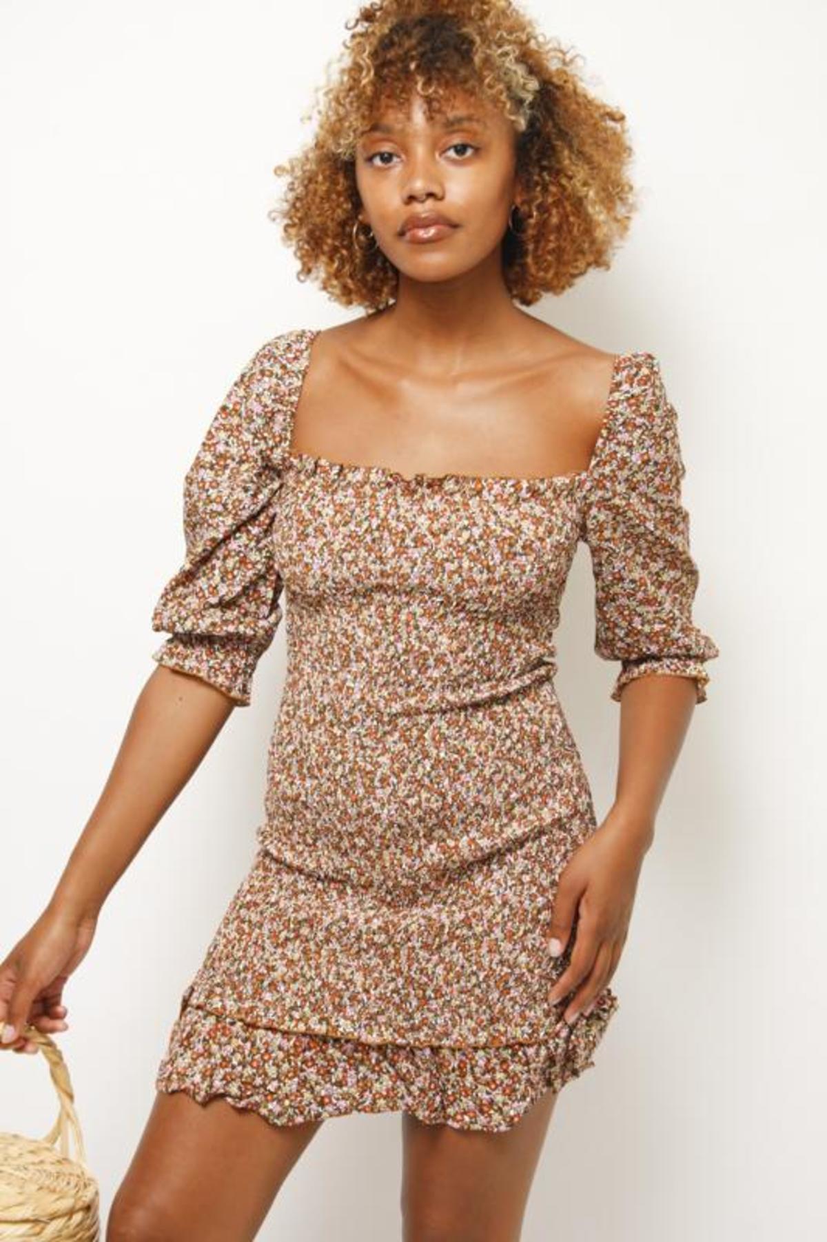 knee length dresses for ladies Faithfull The Brand Maria Mini Dress