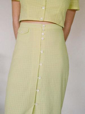 Paloma Wool Lalonde Skirt - Light Green | Garmentory