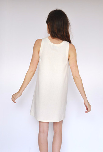 Dusen Dusen Ivory Pocket Tank Dress Dusen Dusen Ivory Pocket Tank Dress