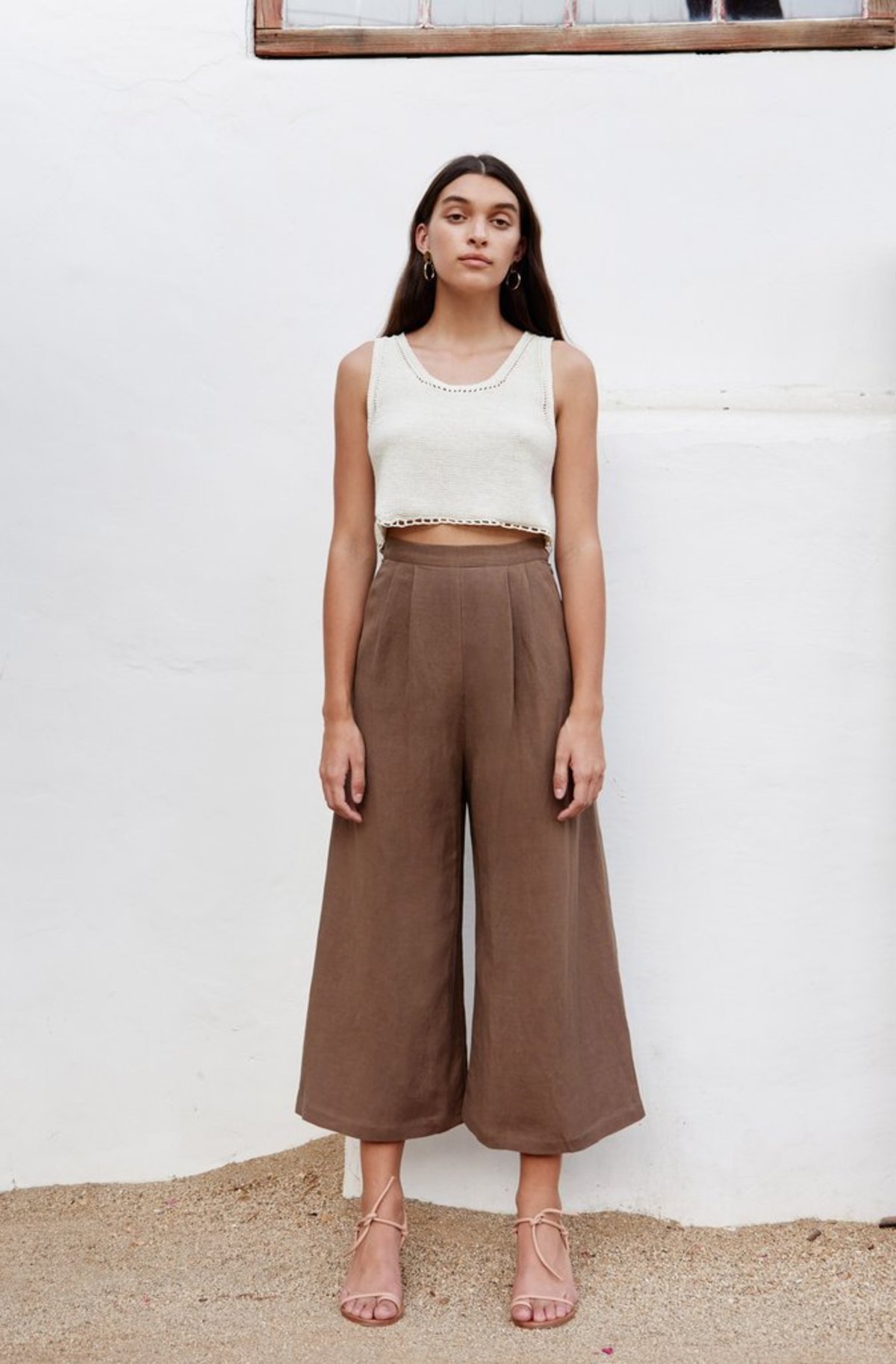 First Rite Crop Culotte | Garmentory