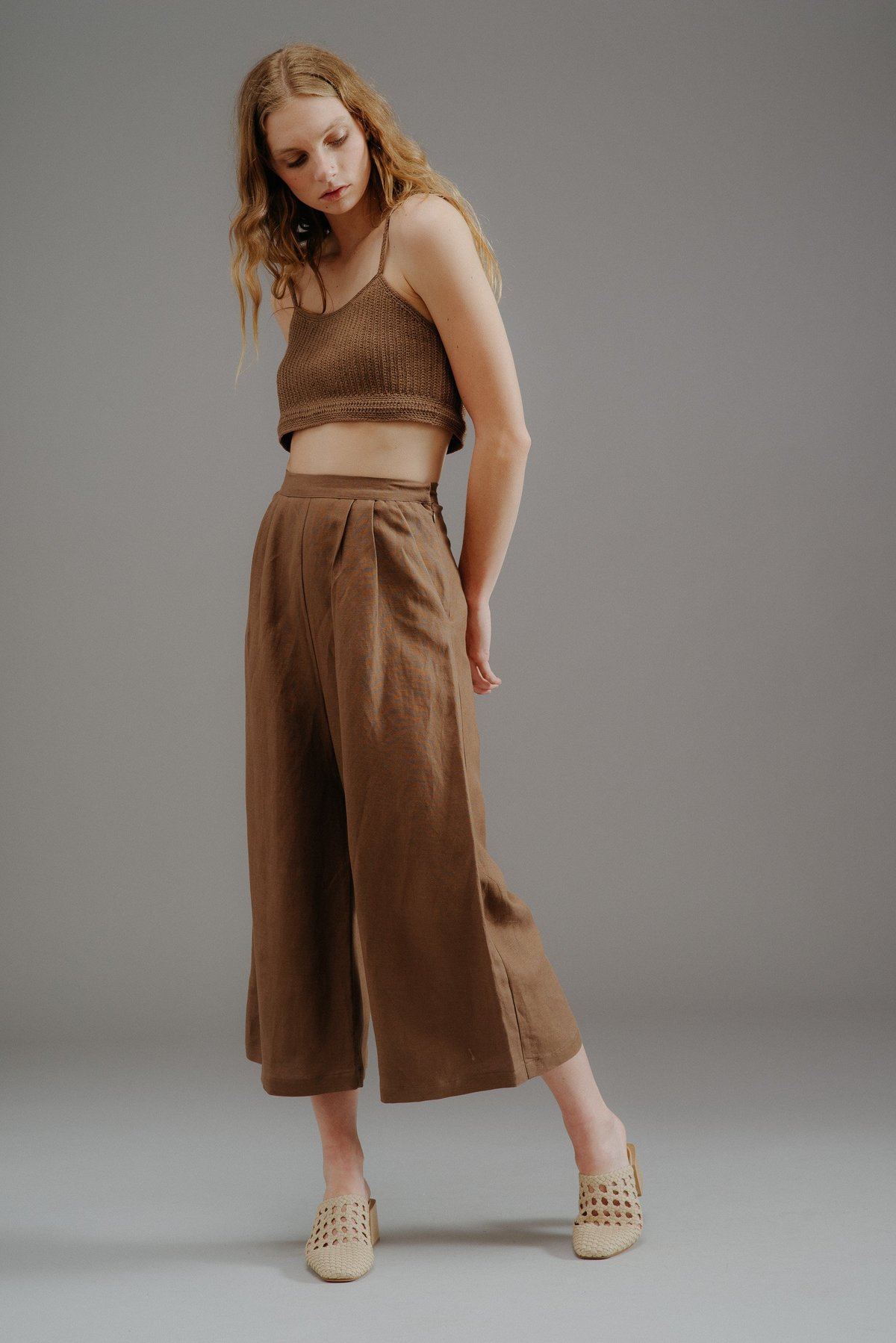 First Rite Crop Culotte | Garmentory