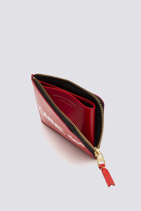 comme des garçons half zip wallet
