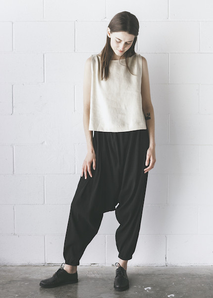 Black Crane - Accordion Pant in Black Black Crane - Accordion Pant in Black