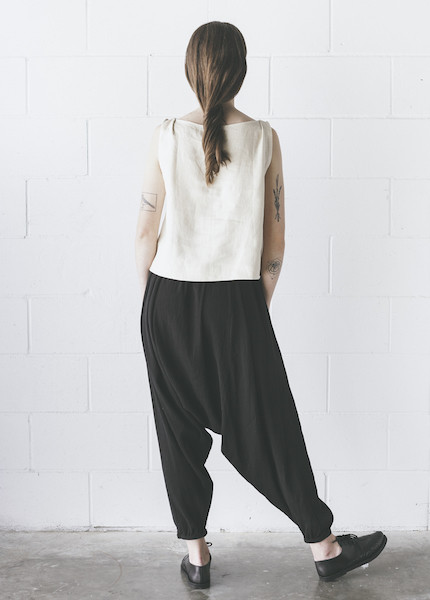 Black Crane - Accordion Pant in Black Black Crane - Accordion Pant in Black