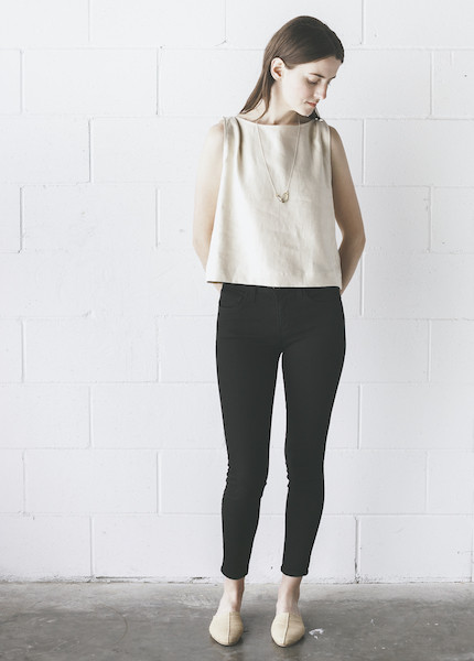 Current Elliot - The Highwaist Stiletto in Jet Black Current Elliot - The Highwaist Stiletto in Jet Black