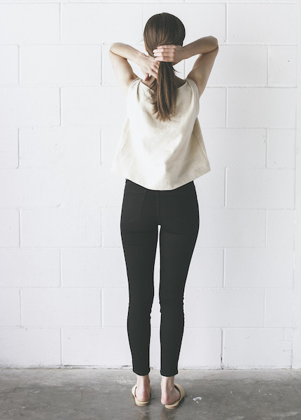 Current Elliot - The Highwaist Stiletto in Jet Black Current Elliot - The Highwaist Stiletto in Jet Black