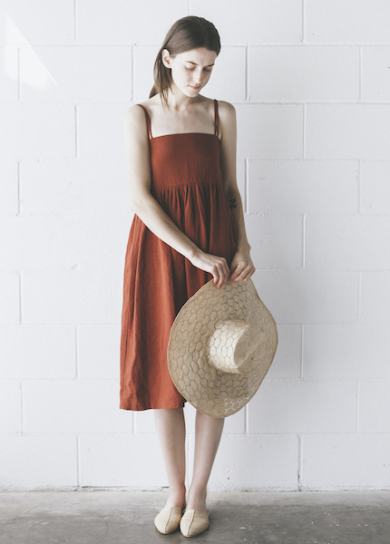 First Rite - Sun Dress in Rust First Rite - Sun Dress in Rust