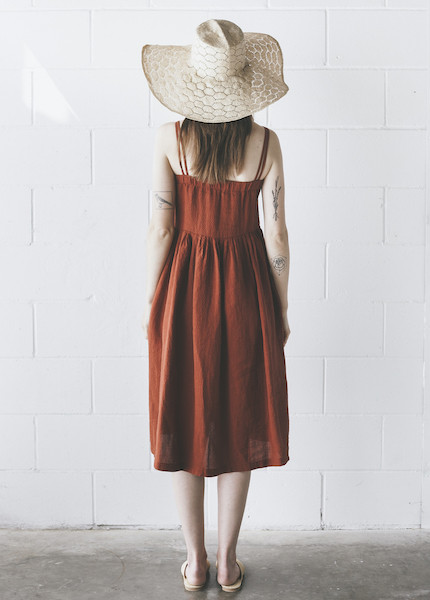 First Rite - Sun Dress in Rust First Rite - Sun Dress in Rust