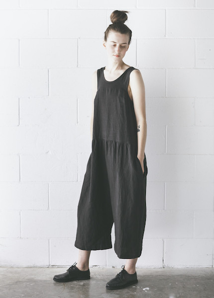 Ilana Kohn - Samet Jumpsuit in Faded Black Ilana Kohn - Samet Jumpsuit in Faded Black