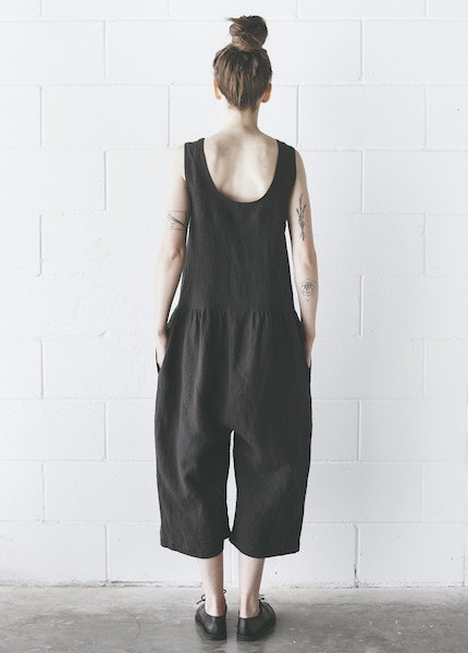 Ilana Kohn - Samet Jumpsuit in Faded Black Ilana Kohn - Samet Jumpsuit in Faded Black