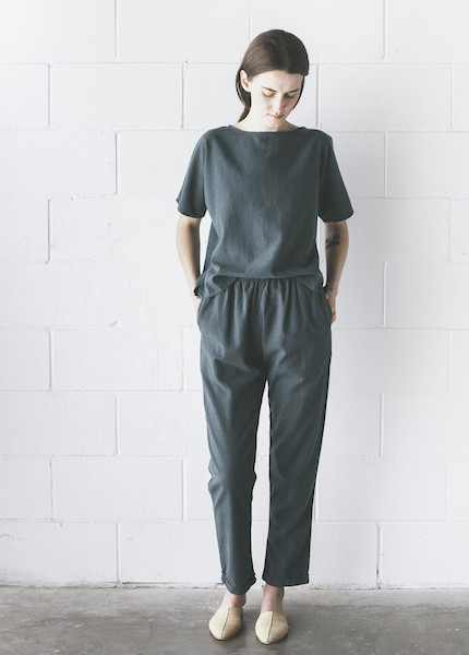 Me & Arrow - Cuff Pant in Ultramarine Me & Arrow - Cuff Pant in Ultramarine