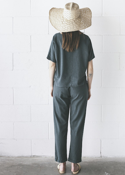 Me & Arrow - Cuff Pant in Ultramarine Me & Arrow - Cuff Pant in Ultramarine