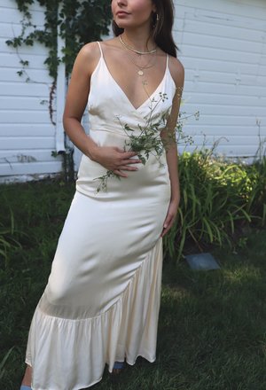 Line & Dot Elle Asymmetrical Dress - Ivory Line & Dot Elle Asymmetrical Dress - Ivory
