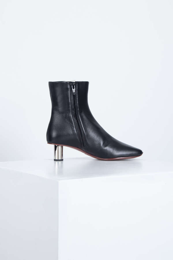 PROENZA SCHOULER A2 Aurora Stretch 999 Heel - Black/Silver PROENZA SCHOULER A2 Aurora Stretch 999 Heel - Black/Silver