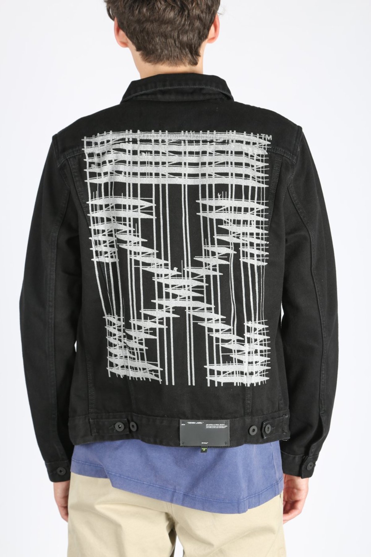 Off White SLIM DENIM JACKET - Black | Garmentory