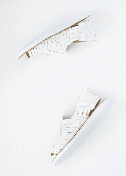 Chamula - Chichen Weave Sandal in White Chamula - Chichen Weave Sandal in White