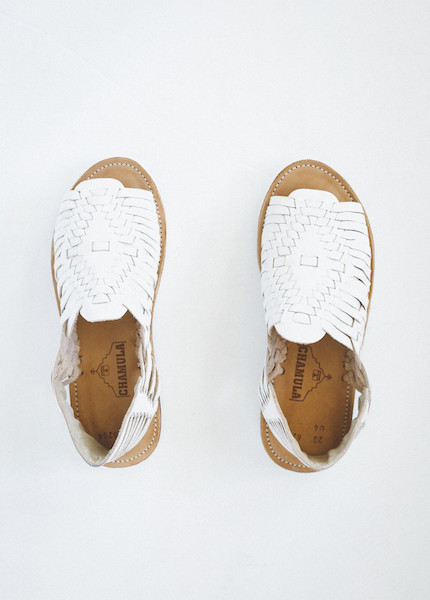 Chamula - Chichen Weave Sandal in White Chamula - Chichen Weave Sandal in White