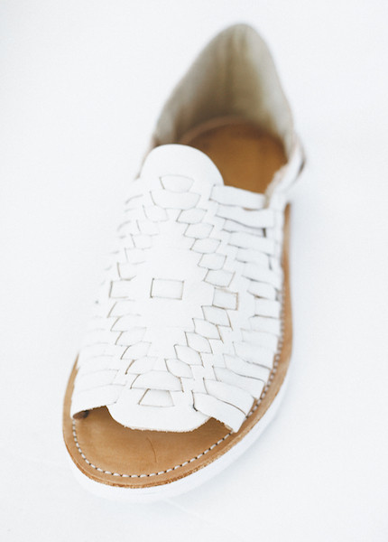 Chamula - Chichen Weave Sandal in White Chamula - Chichen Weave Sandal in White