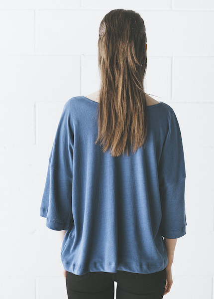 Ilana Kohn - Jersey Tee in Indigo Ilana Kohn - Jersey Tee in Indigo
